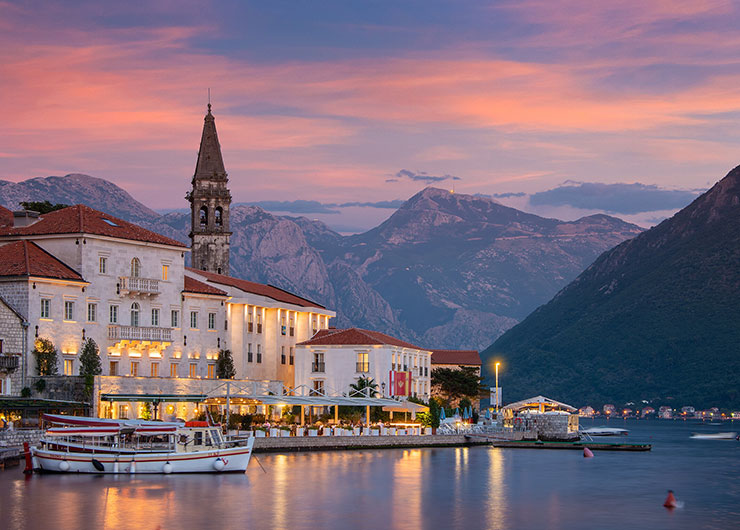 Kotor Apartments offers luxury apartments and villas for rent in Kotor, Montenegro with panoramic views of the Bay of Kotor and surrounding mountains